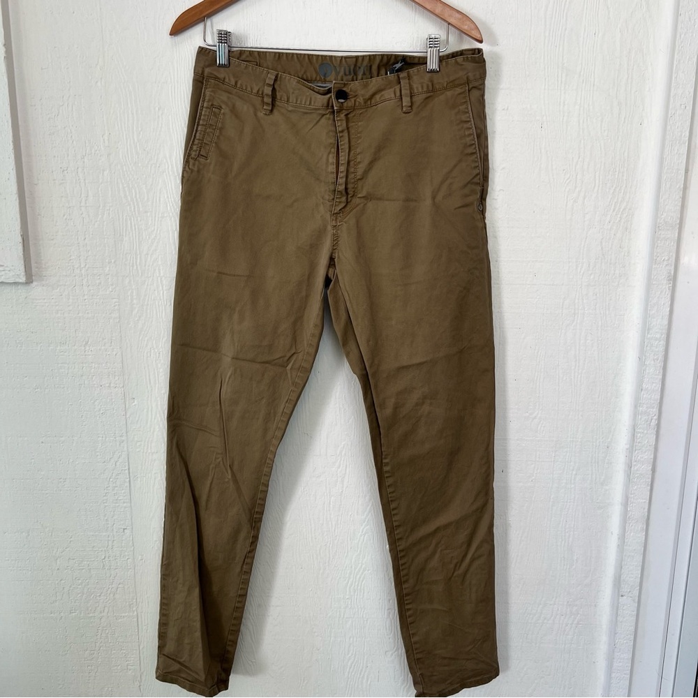 Vuori Collins Chino Pants Mens Size 33‎ Tobacco EUC!!